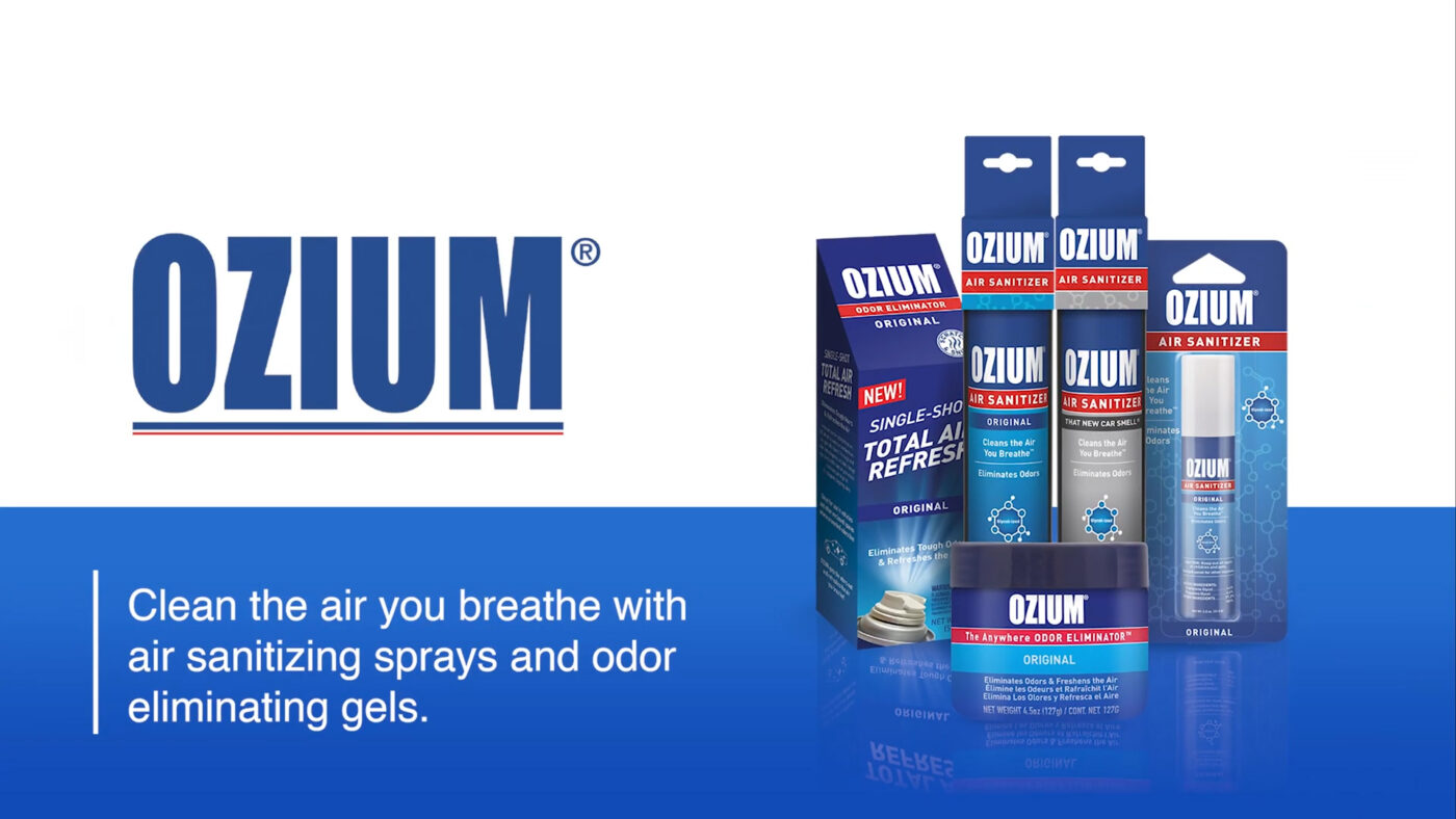 OZIUM AIR SANITIZER 2 xịt khử mùi diệt khuẩn ozium