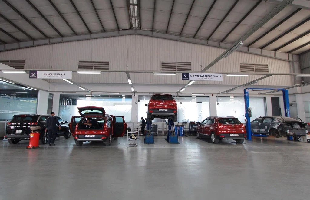 PEUGEOT LONG BIÊN 3 xưởng dịch vụ peugeot long biên