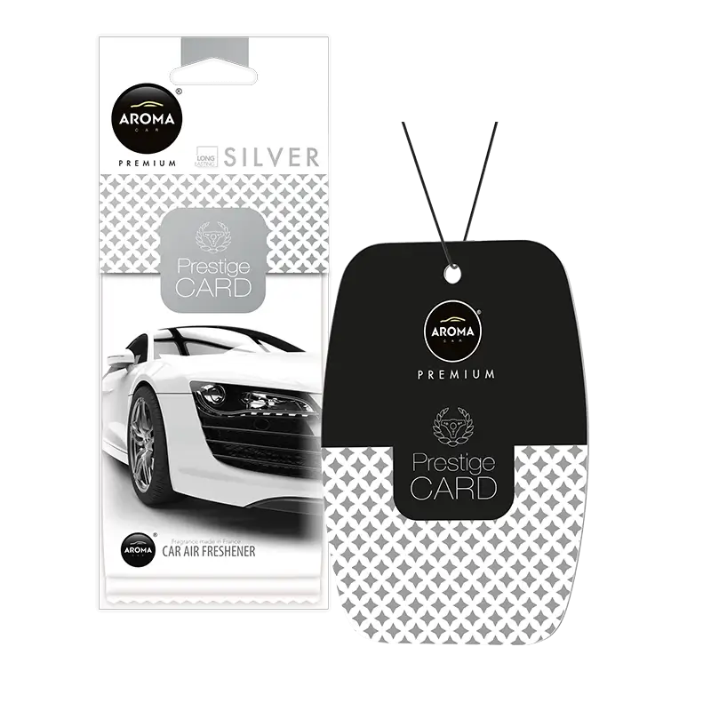 Lá thơm Aroma Car Prestige Card Silver 3 Lá thơm Aroma Car Prestige Card Silver